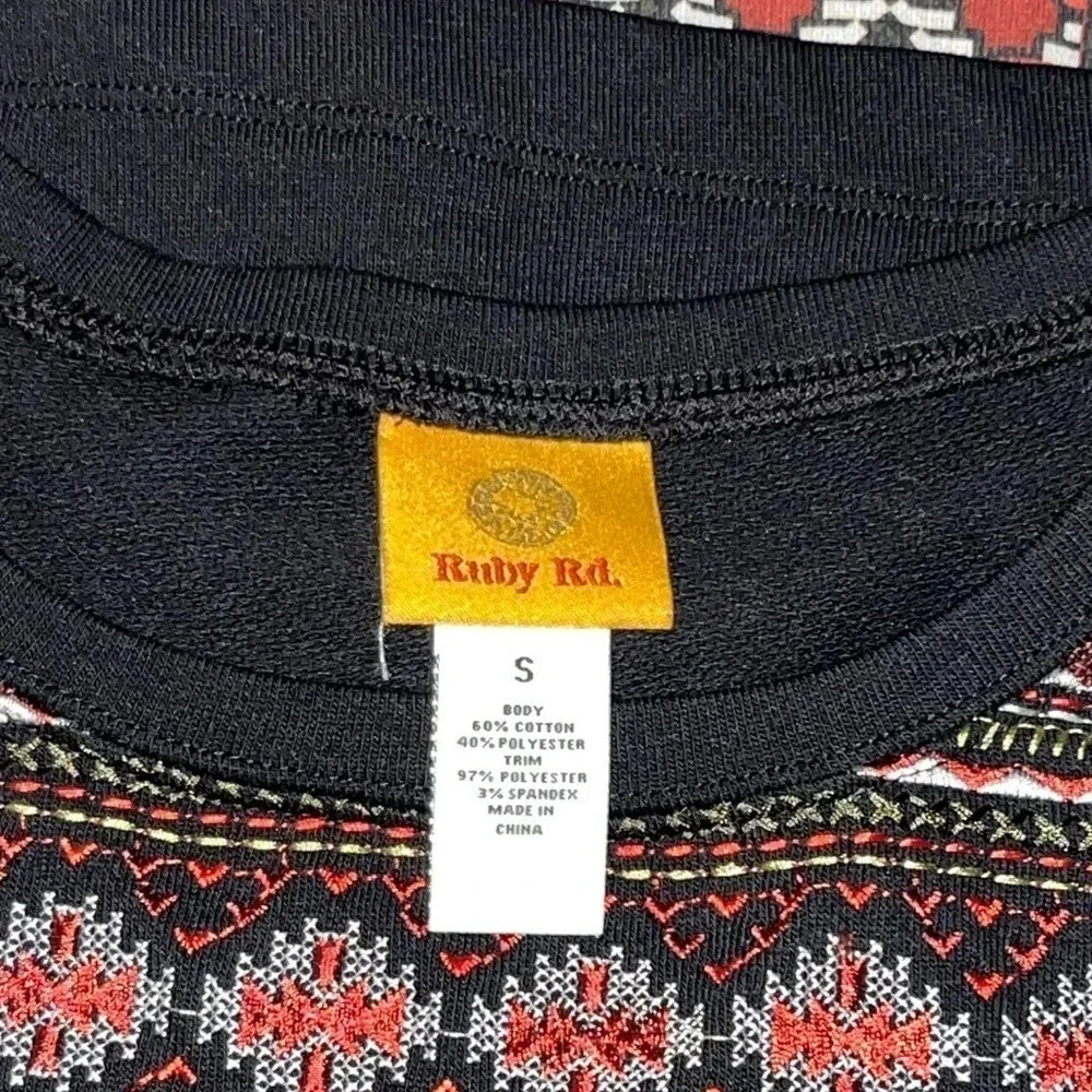 Ruby Rd. | Tribal Print Top - Picture 3 of 4